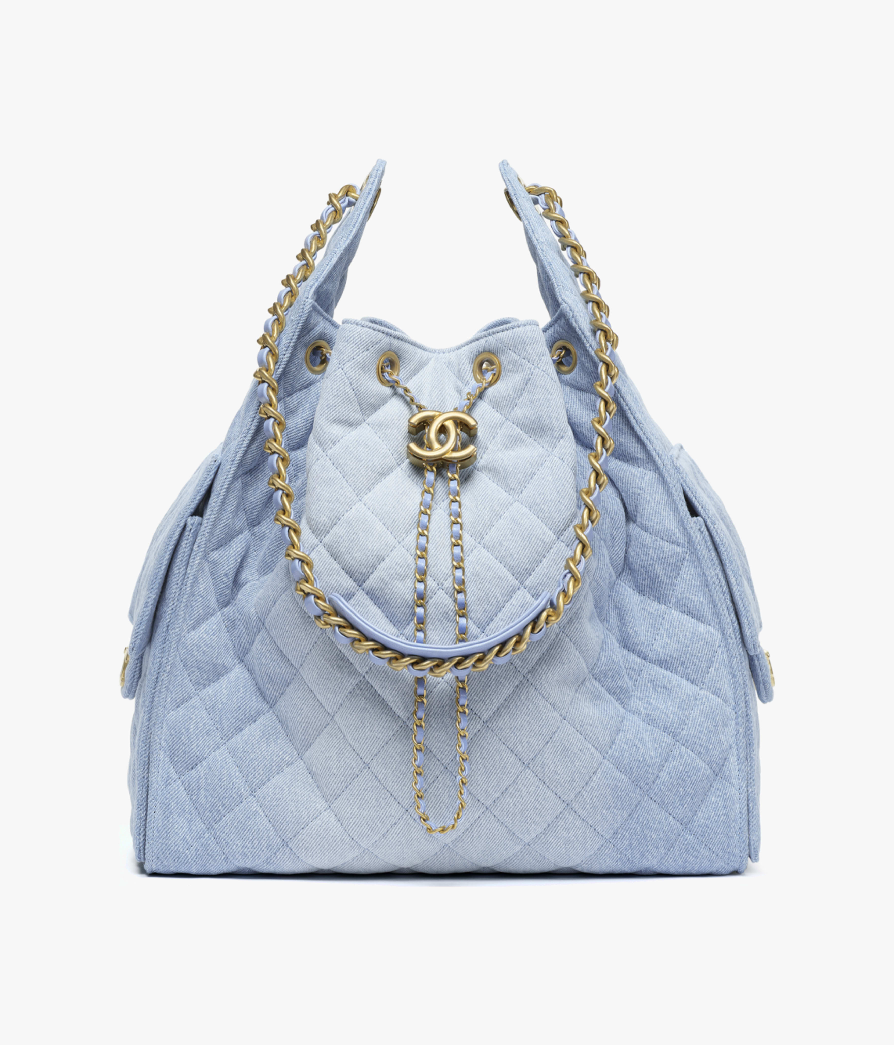 CHANEL 25 Medium Handbag - Hobo-tasker - Blå
